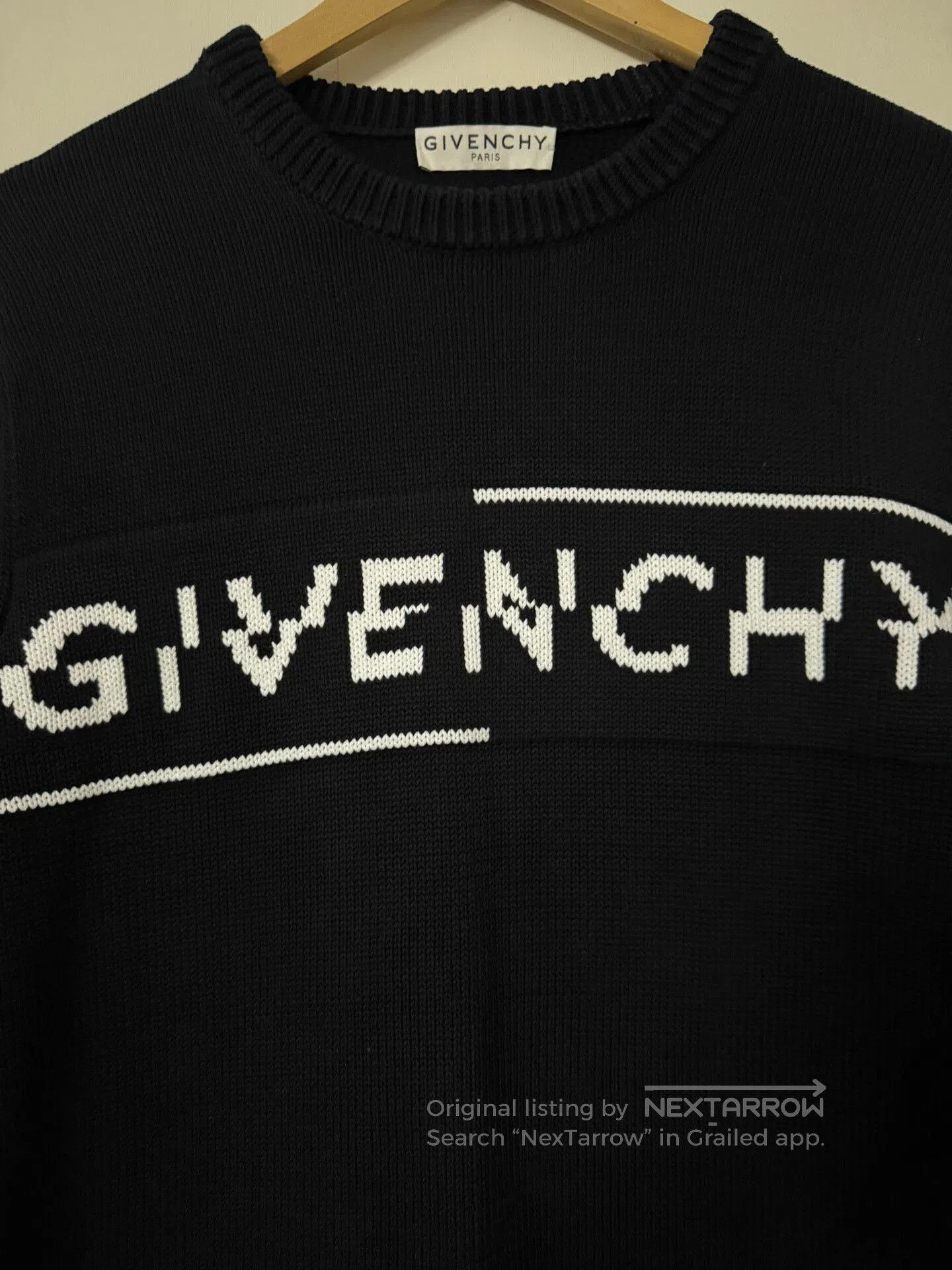 Givenchy Givenchy Block Letter Knit Sweater. Size US M / EU 48-50 / 2 - 2 Thumbnail