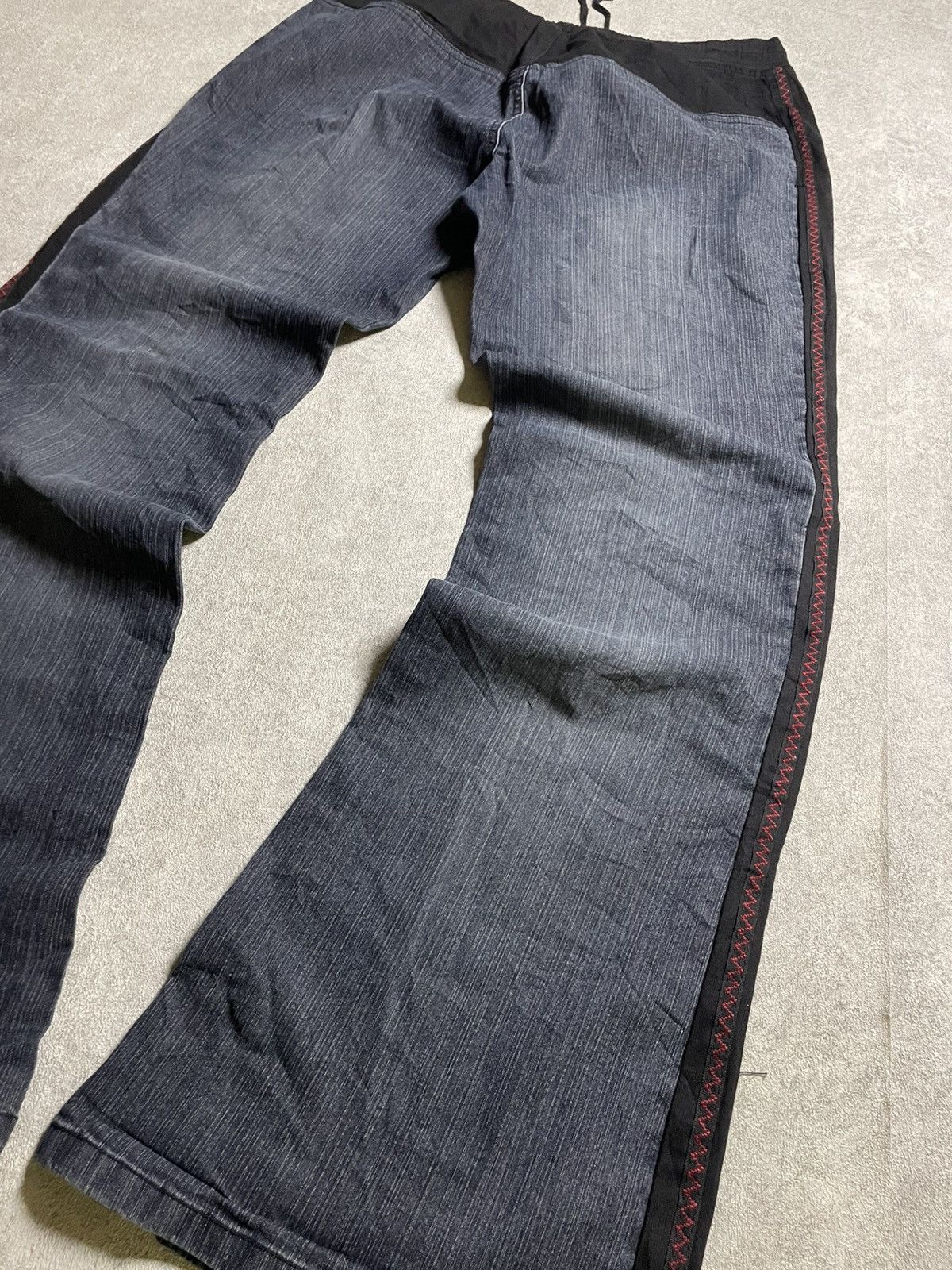 If Six Was Nine × Le Grande Bleu (L.G.B.) × Tornado Mart Flare Ifsixwasnine Vibe Jeans LGB Cut Washed Rockstar Size US 32 / EU 48 - 2 Thumbnail