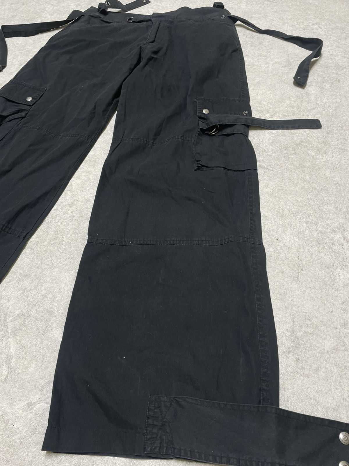 If Six Was Nine × Japanese Brand × Le Grande Bleu (L.G.B.) Avant-gard Y2K Style Opium Ribbon Pants LGB Vintage Size US 38 / EU 54 - 2 Thumbnail