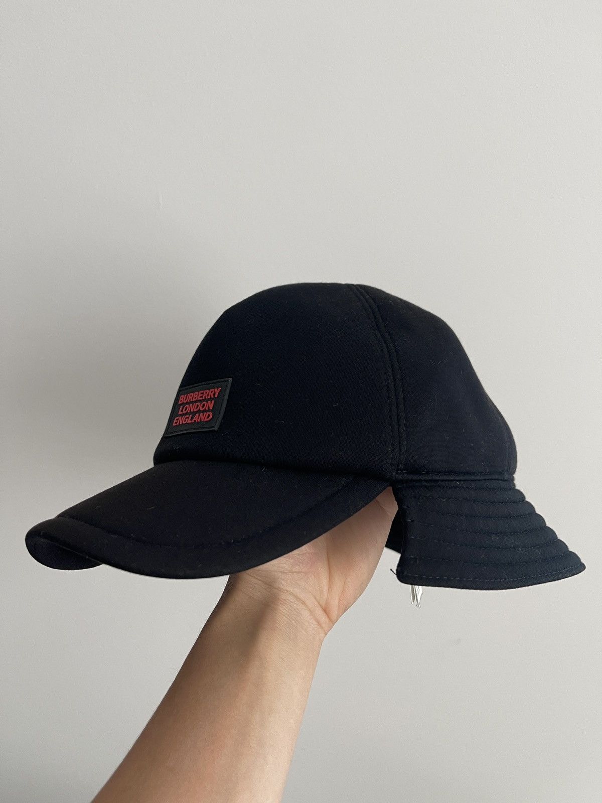 Burberry STEAL! Burberry Logo Appliqué Reconstructed Baseball Hat Size ONE SIZE - 6 Thumbnail