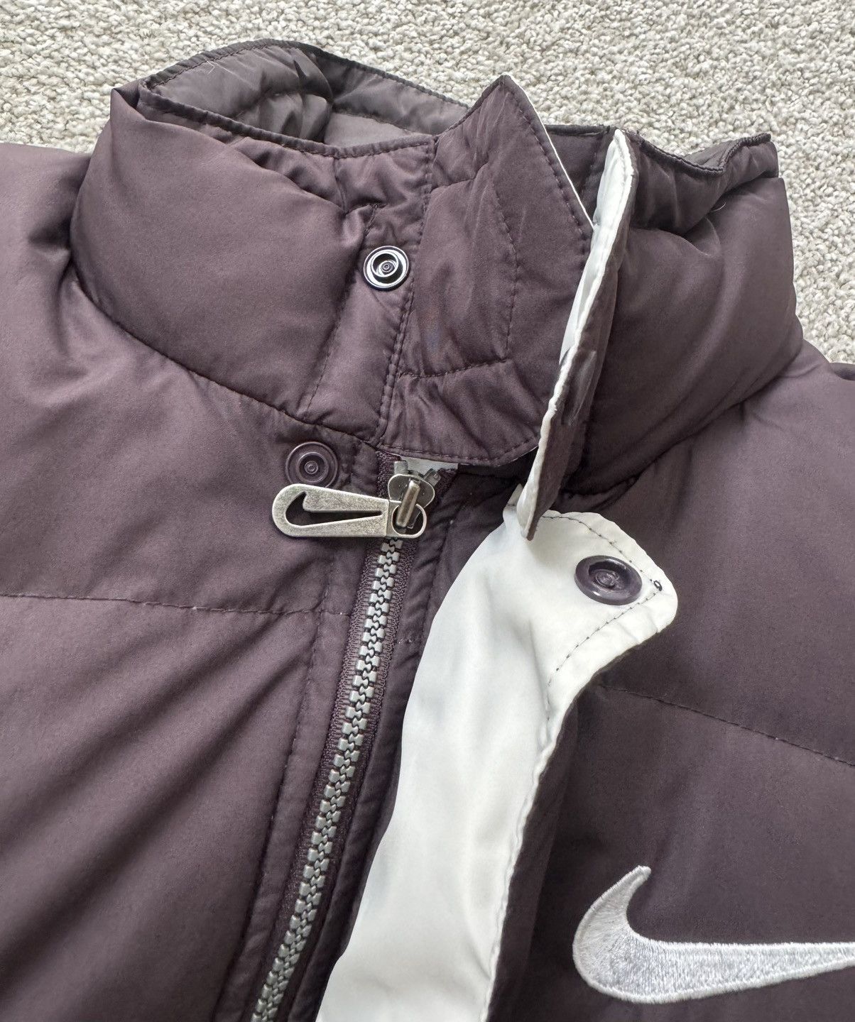Nike Vintage Nike Puffer Big Swoosh Size US L / EU 52-54 / 3 - 5 Thumbnail