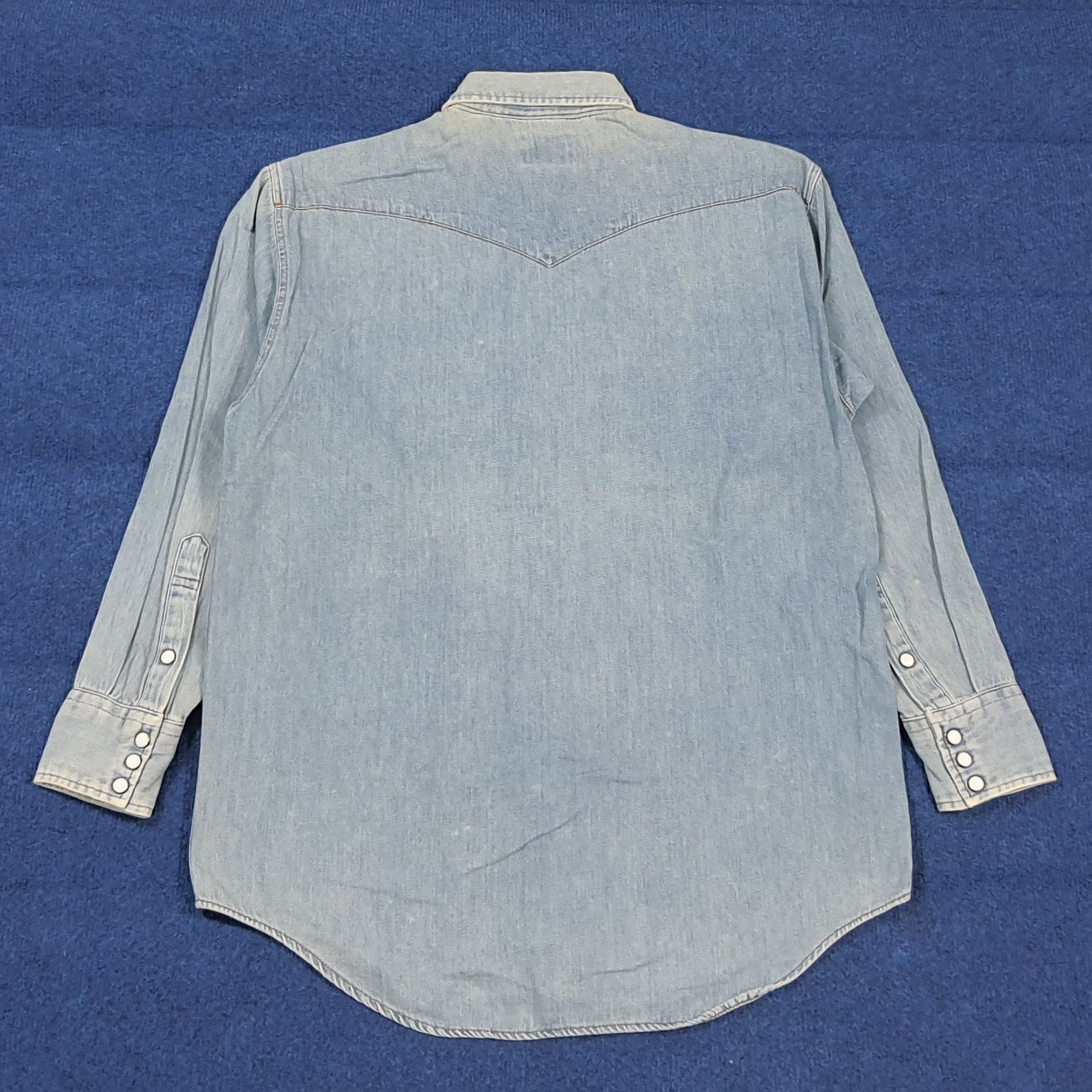 Wrangler Vintage Wrangler Denim West Style Button Up Shirt C299N54 Size US S / EU 44-46 / 1 - 3 Thumbnail