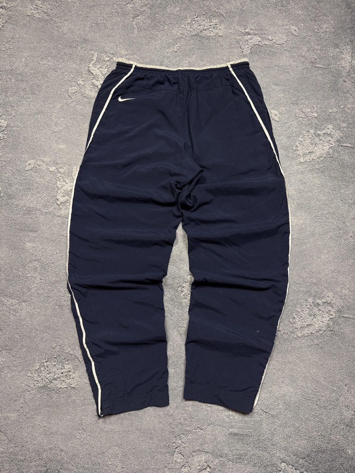 Nike × Vintage Vintage Nike Pants Embroidered Nylon Drill Pants Joggers Y2K Size US 33 - 5 Thumbnail