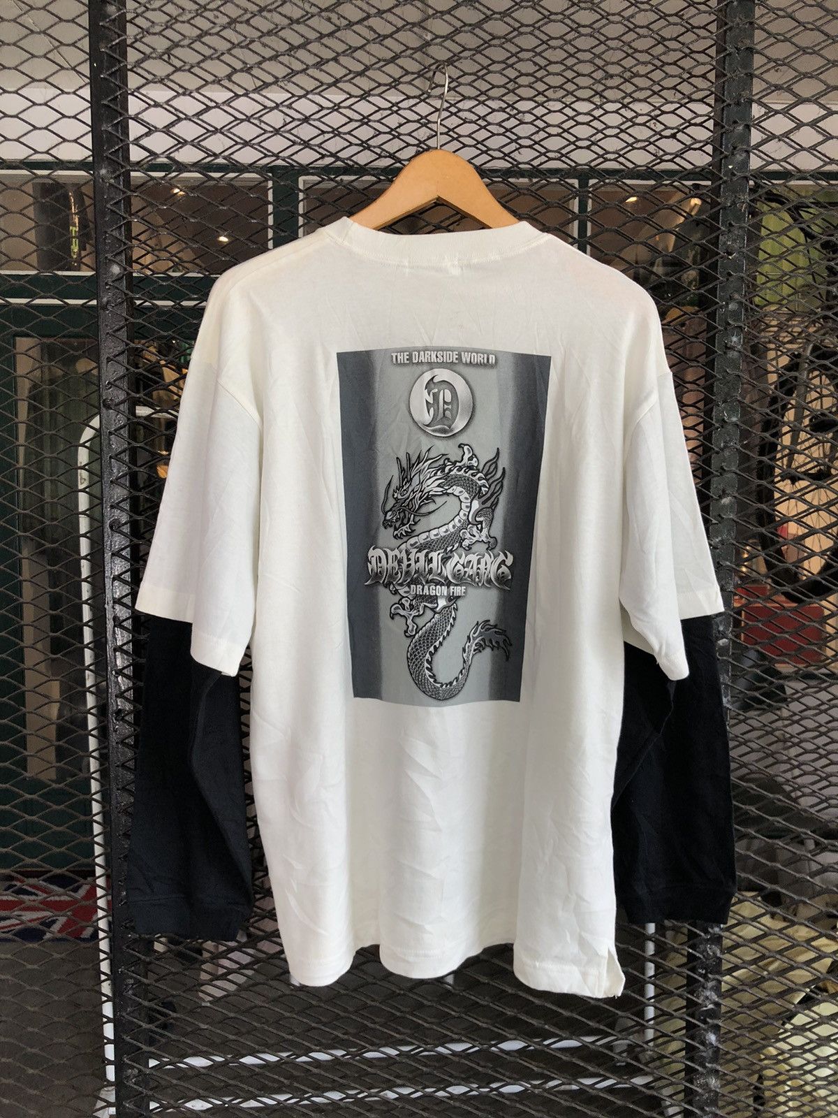 Japanese Brand DEVIL GANG THE DARKSIDE WORLD LONGSLEEVE Size US M / EU 48-50 / 2 - 1 Thumbnail