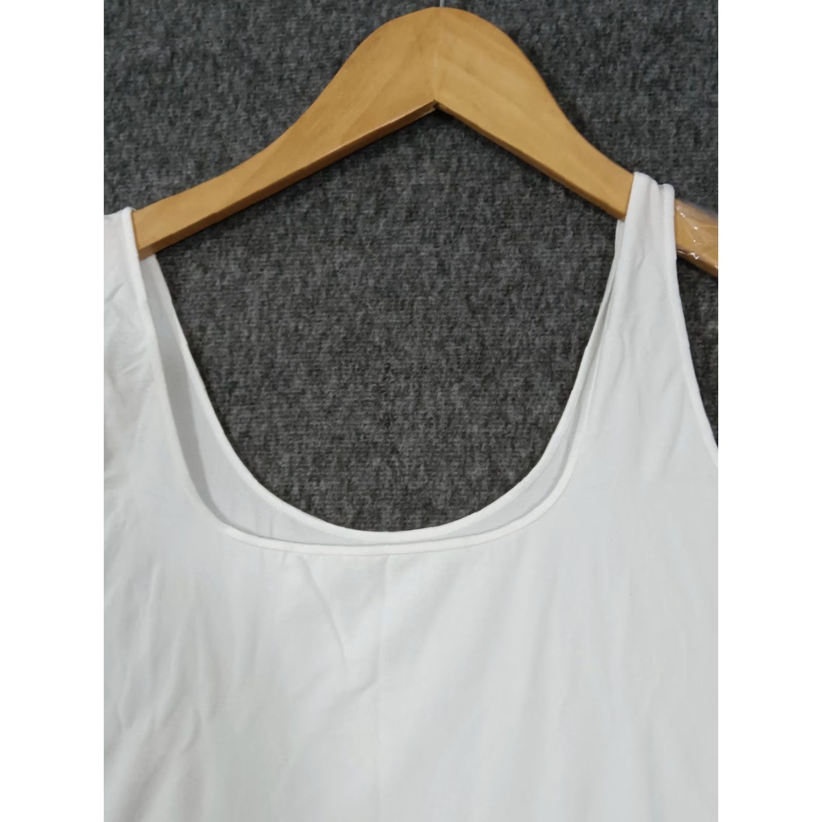 SKIMS SKIMS Women's Essential Scoop Neck Bodysuit 4X Color White Size XXL / US 16-18 / IT 52-54 - 3 Thumbnail