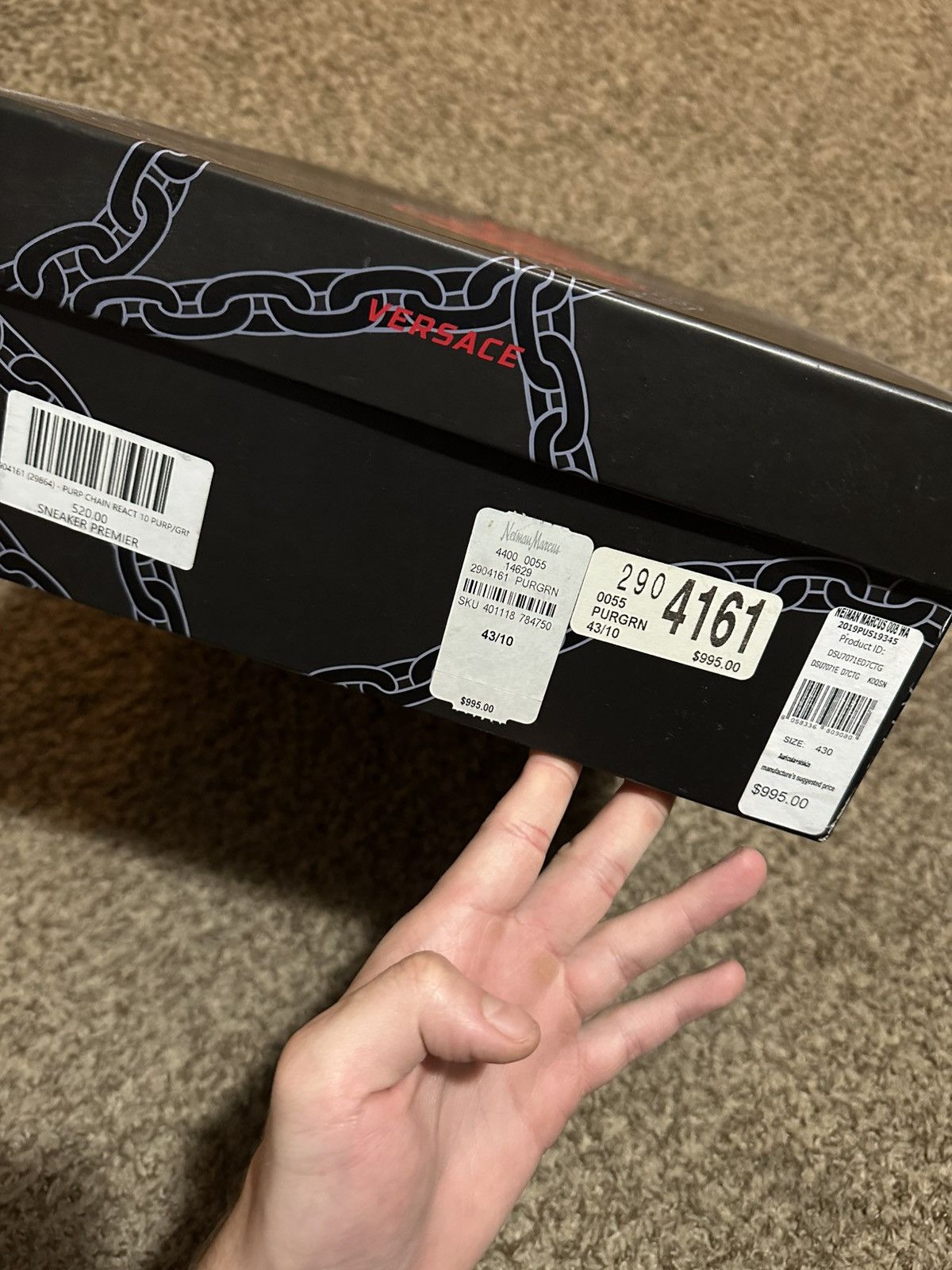 Versace Versace Purple Chain Reactions Size US 10 / EU 43 - 12 Thumbnail