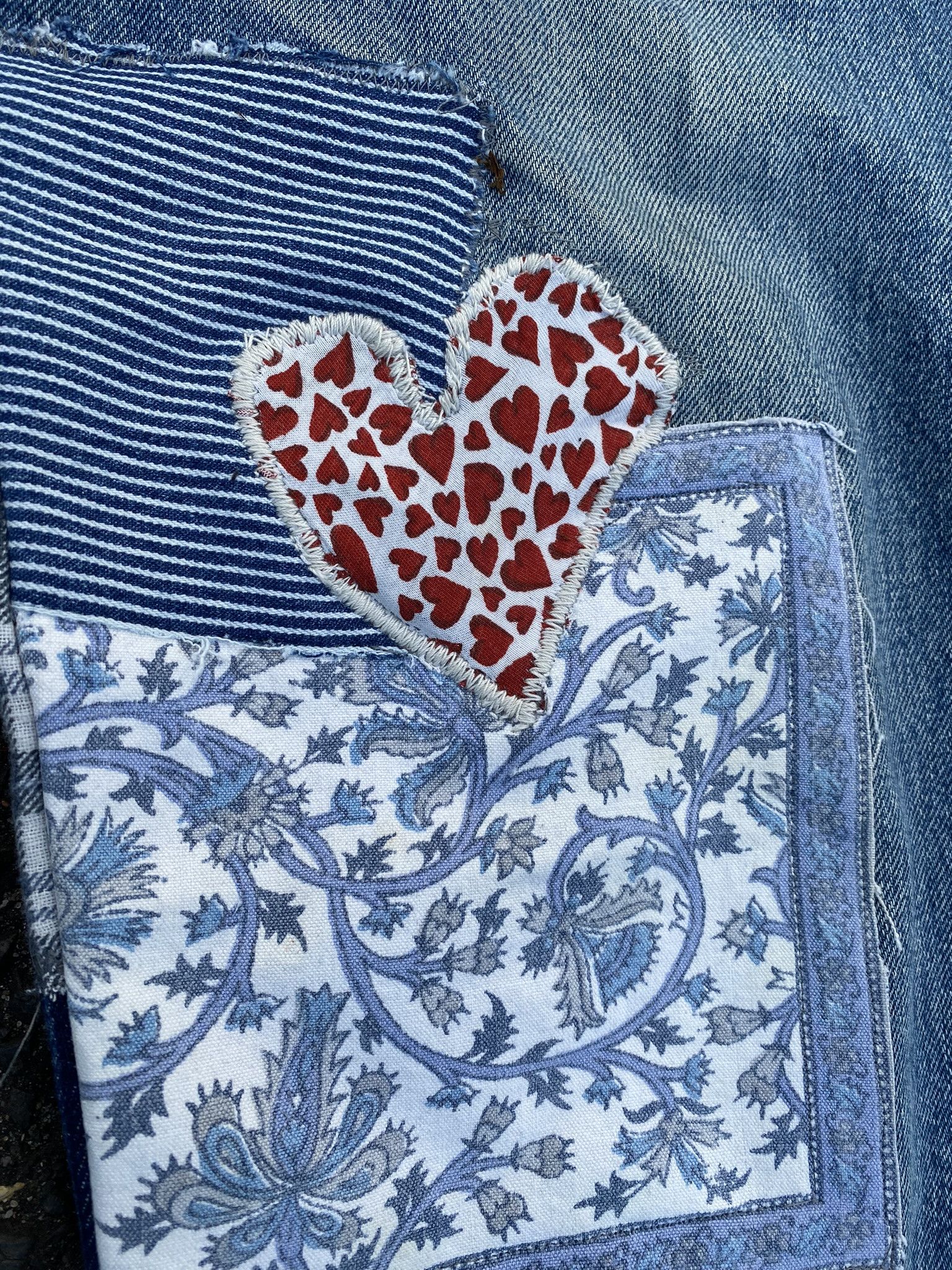 Kapital × Undercover × Vintage Vintage Kapital Inspired Baggy Denim Saschiko Patchwork Size US 34 / EU 50 - 6 Thumbnail