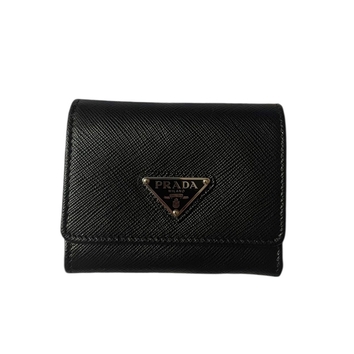 Prada Wallet Prada in Saffiano black leather Size ONE SIZE - 2 Thumbnail