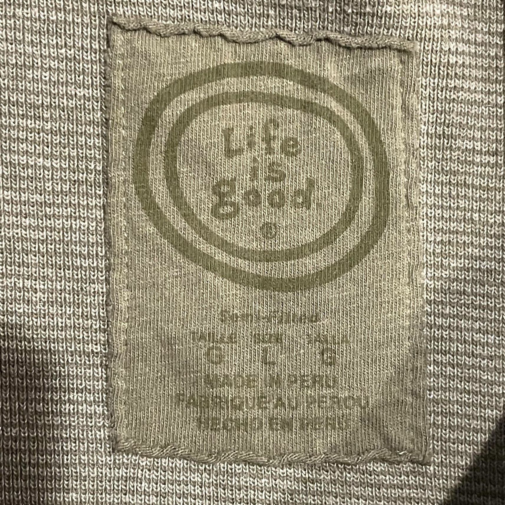 Life is Good Life is Good Thermal Shirt Mens Medium Green Long Sleeve Crewneck Size US M / EU 48-50 / 2 - 5 Thumbnail