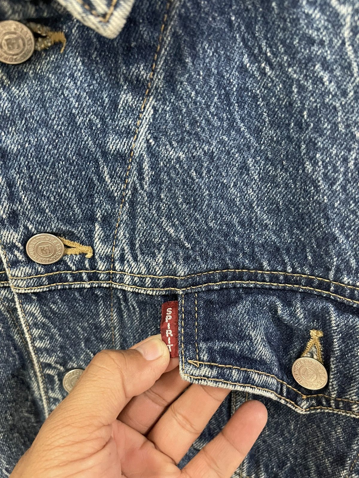 Big John Japanese Big John Distressed Denim Trucker Vintage Jacket Size US M / EU 48-50 / 2 - 4 Thumbnail