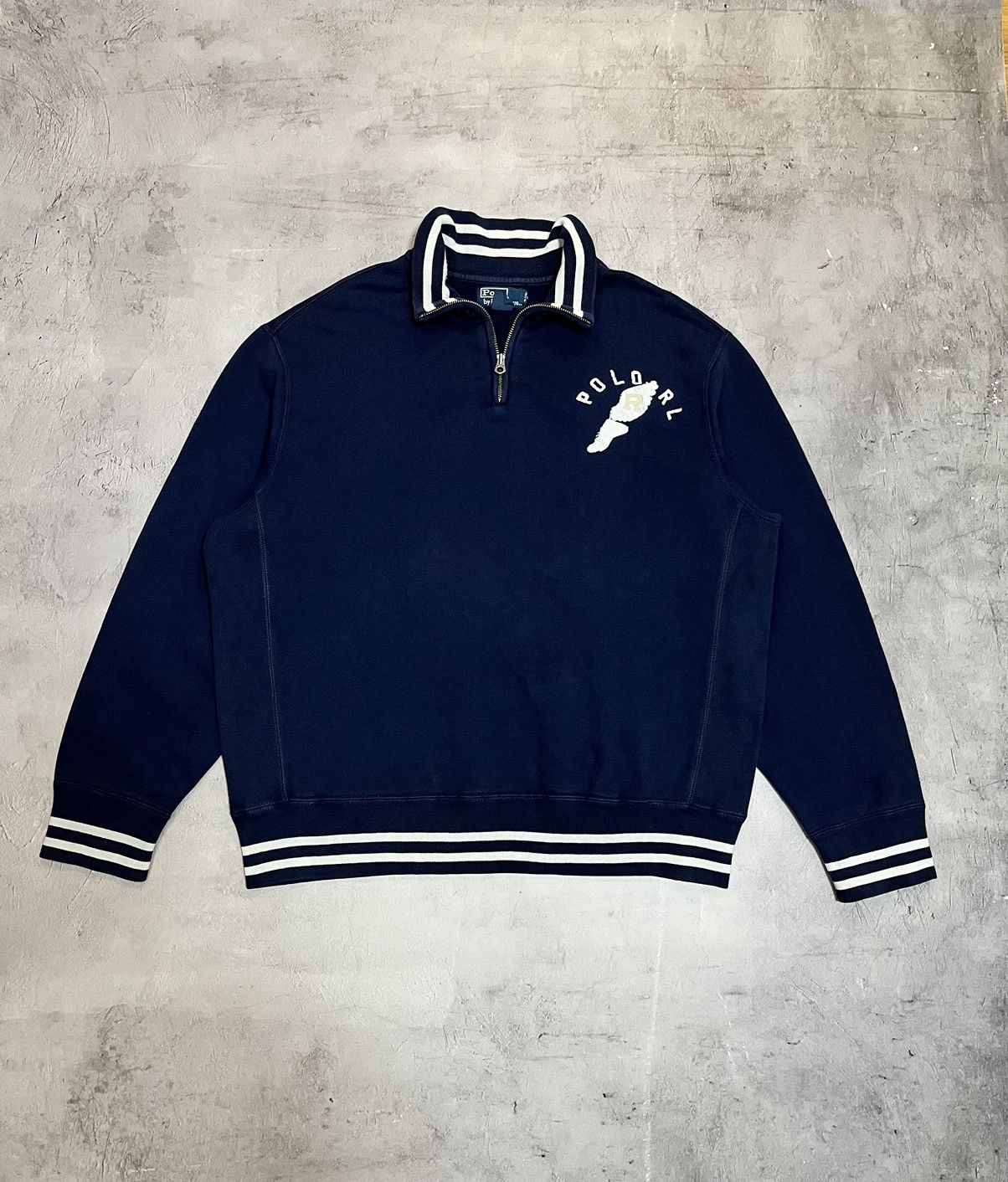 Polo Ralph Lauren Vintage R WING 1/4 Zip Sweater