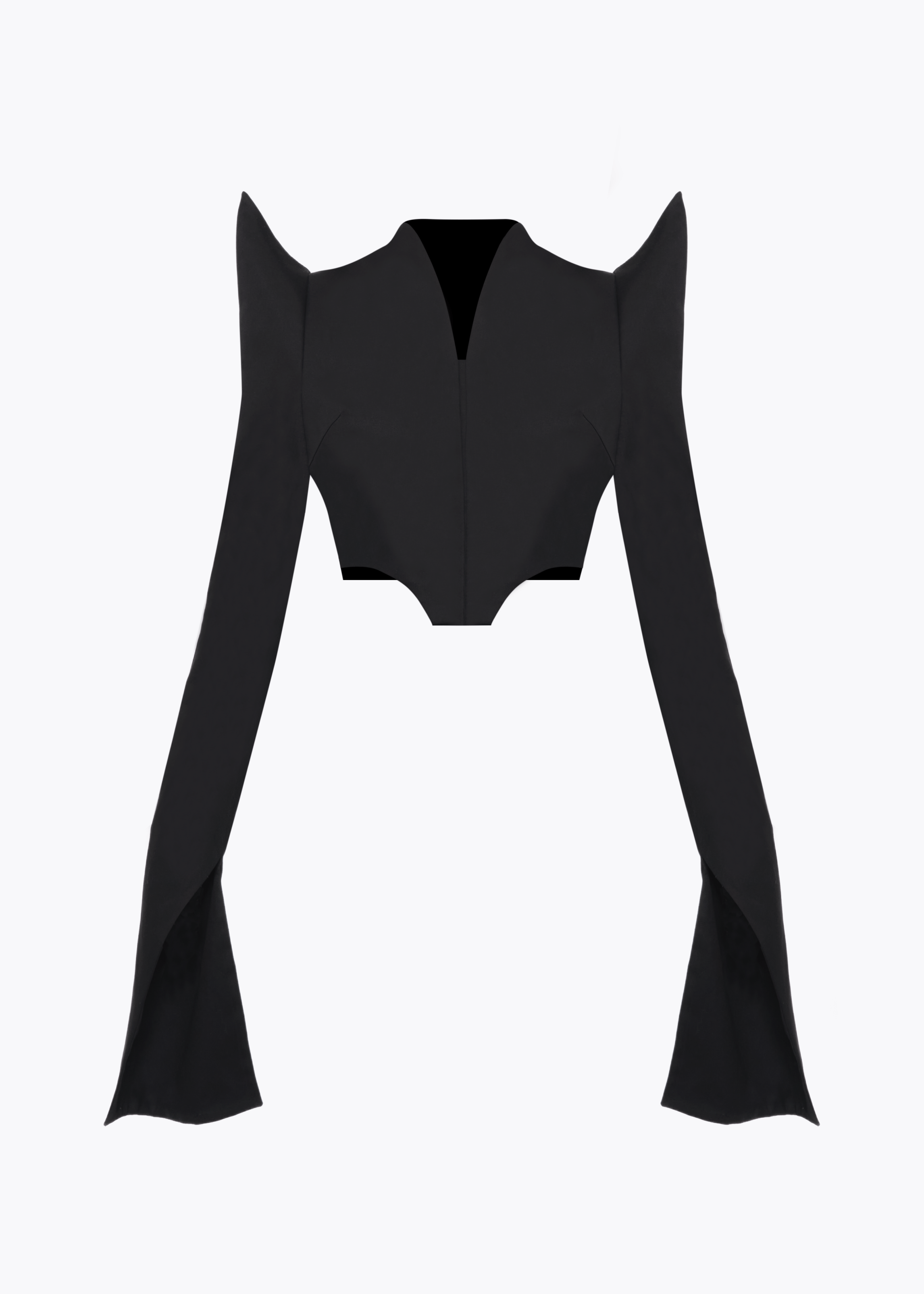 Bat Norton JACKET WITH ACCENT SHOULDERS NIGHTOUT. BLACK Size XS / US 0-2 / IT 36-38 - 1 Thumbnail