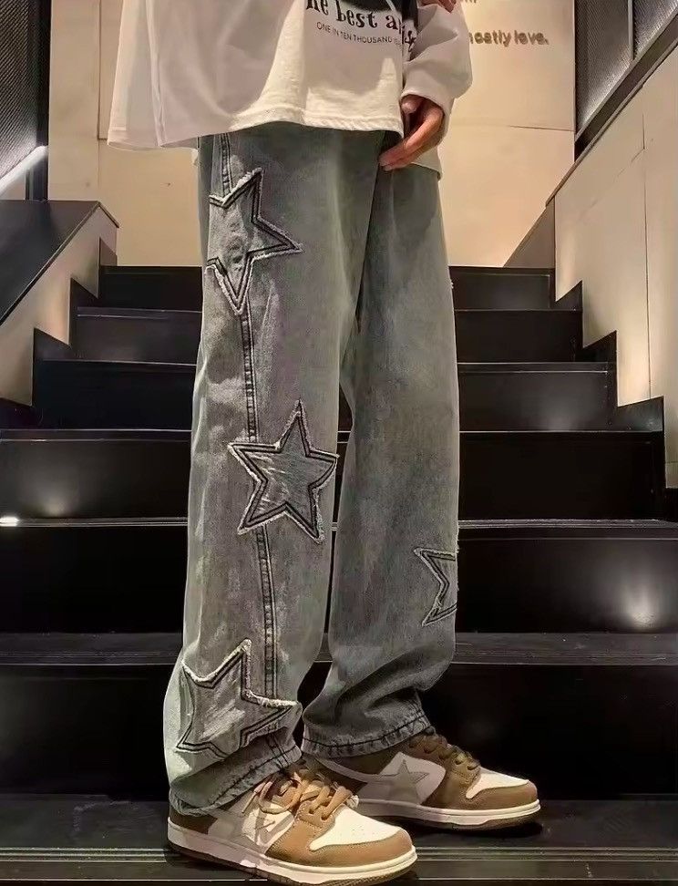 Japanese Brand Star Denim Pant Size US 35 - 5 Thumbnail