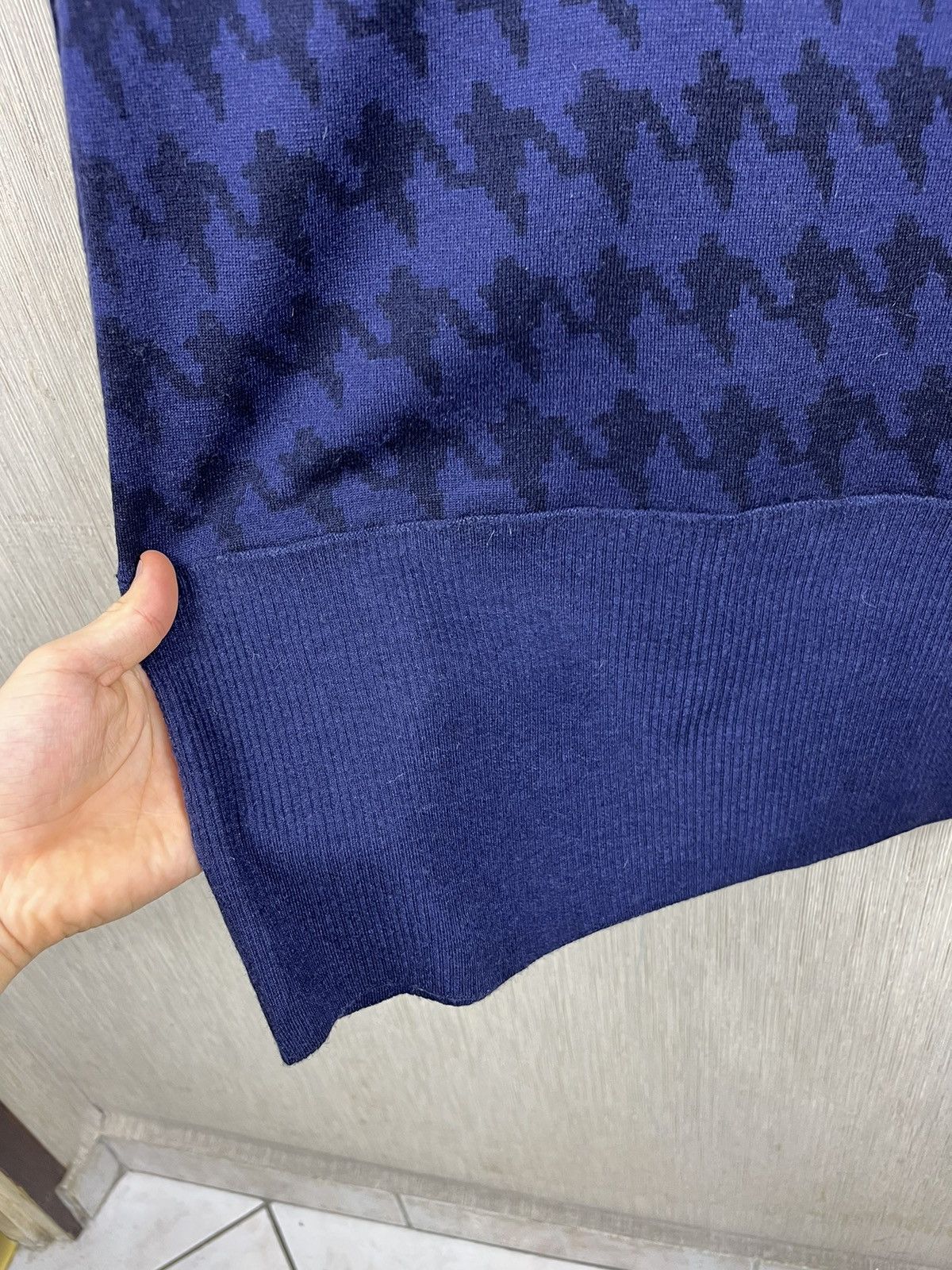 Jean Paul Gaultier × Vintage Jean Paul Gaultier jeans JPG houndstooth cashmere wool dress Size L / US 10 / IT 46 - 14 Thumbnail