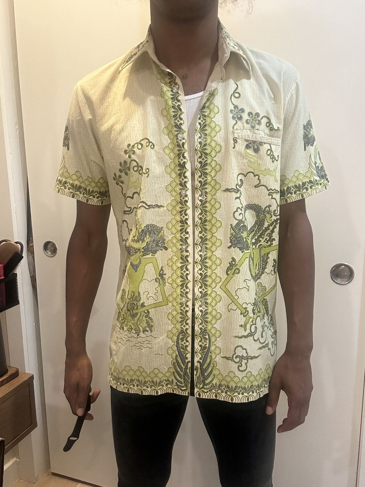 Other Vintage Deity Print Button Up Size US M / EU 48-50 / 2 - 1 Thumbnail