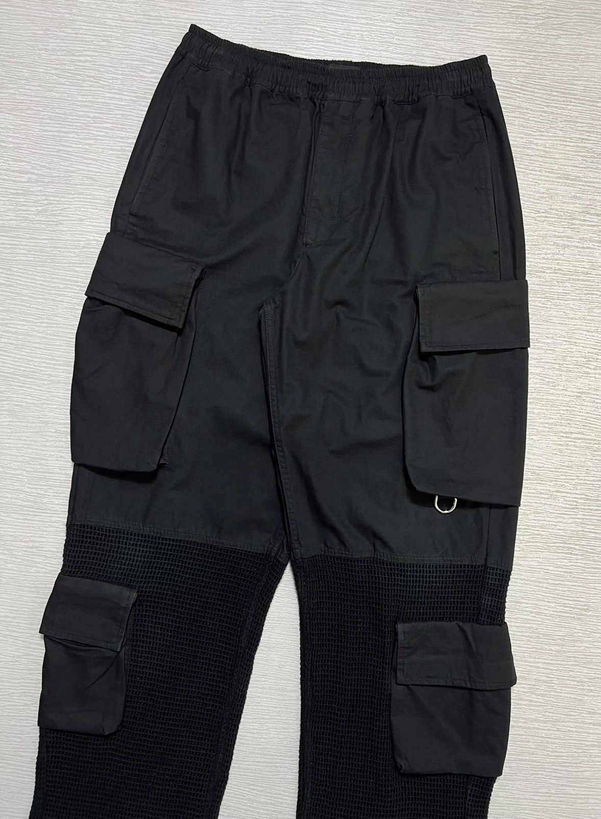 Givenchy Givenchy - Mesh Panel Multi-Pocket Cargo Pants Size US 30 / EU 46 - 4 Thumbnail