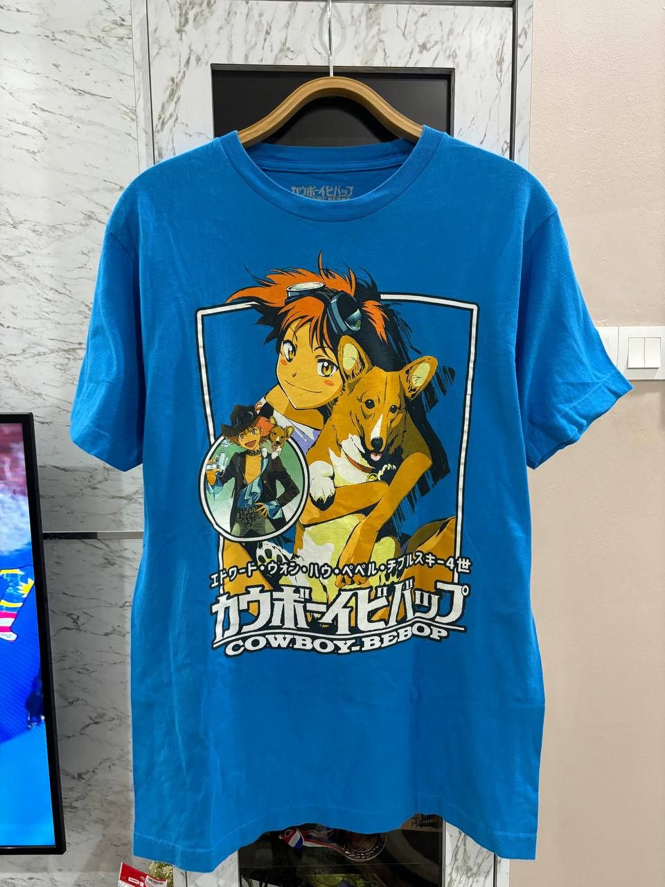Anime × Cartoon Network × Vintage Vintage Cowboy Bepop Anime Movie / Evangelion Size US M / EU 48-50 / 2 - 1 Thumbnail