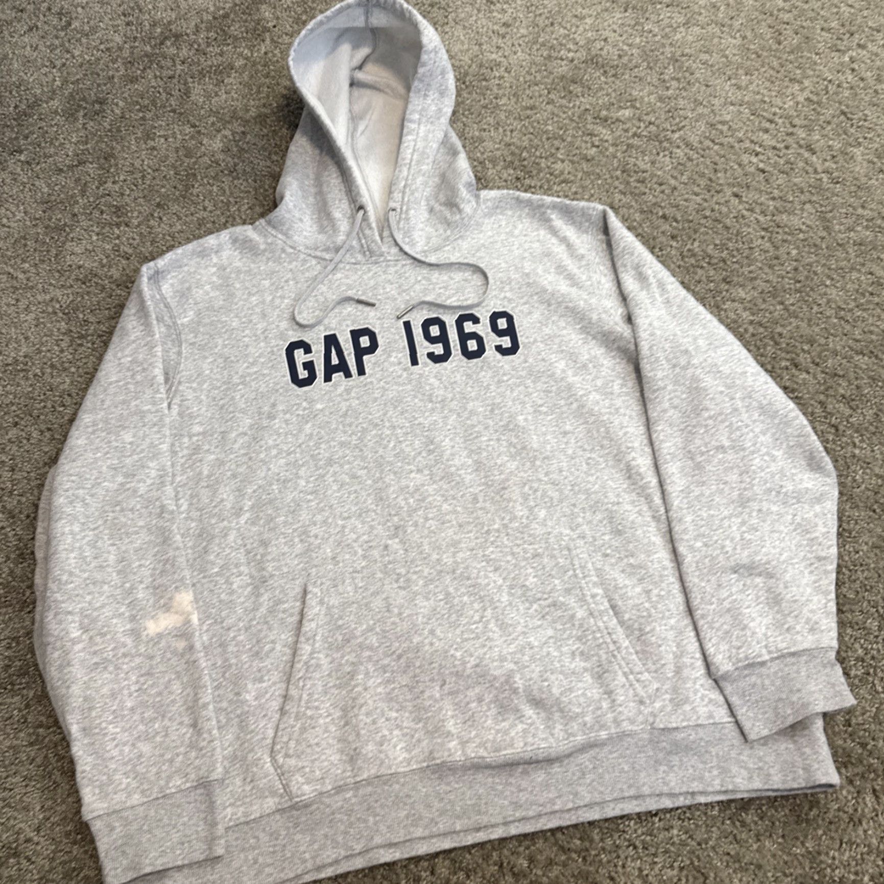 Gap VINTAGE GAP 1969 Grey Pullover Hoodie Sweatshirt 2XL Men MENS 2XL Pullover Hoodie Gray 1969 Size US XXL / EU 58 / 5 - 3 Thumbnail