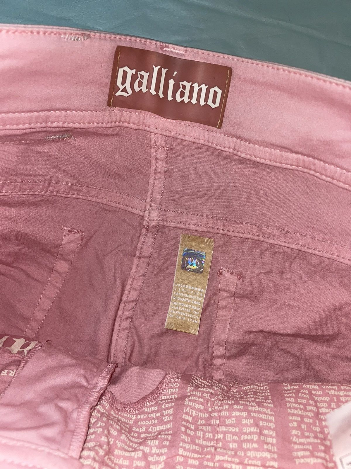 Japanese Brand × John Galliano John Galliano avantgarde pink jeans Size 27" / US 4 / IT 40 - 10 Thumbnail