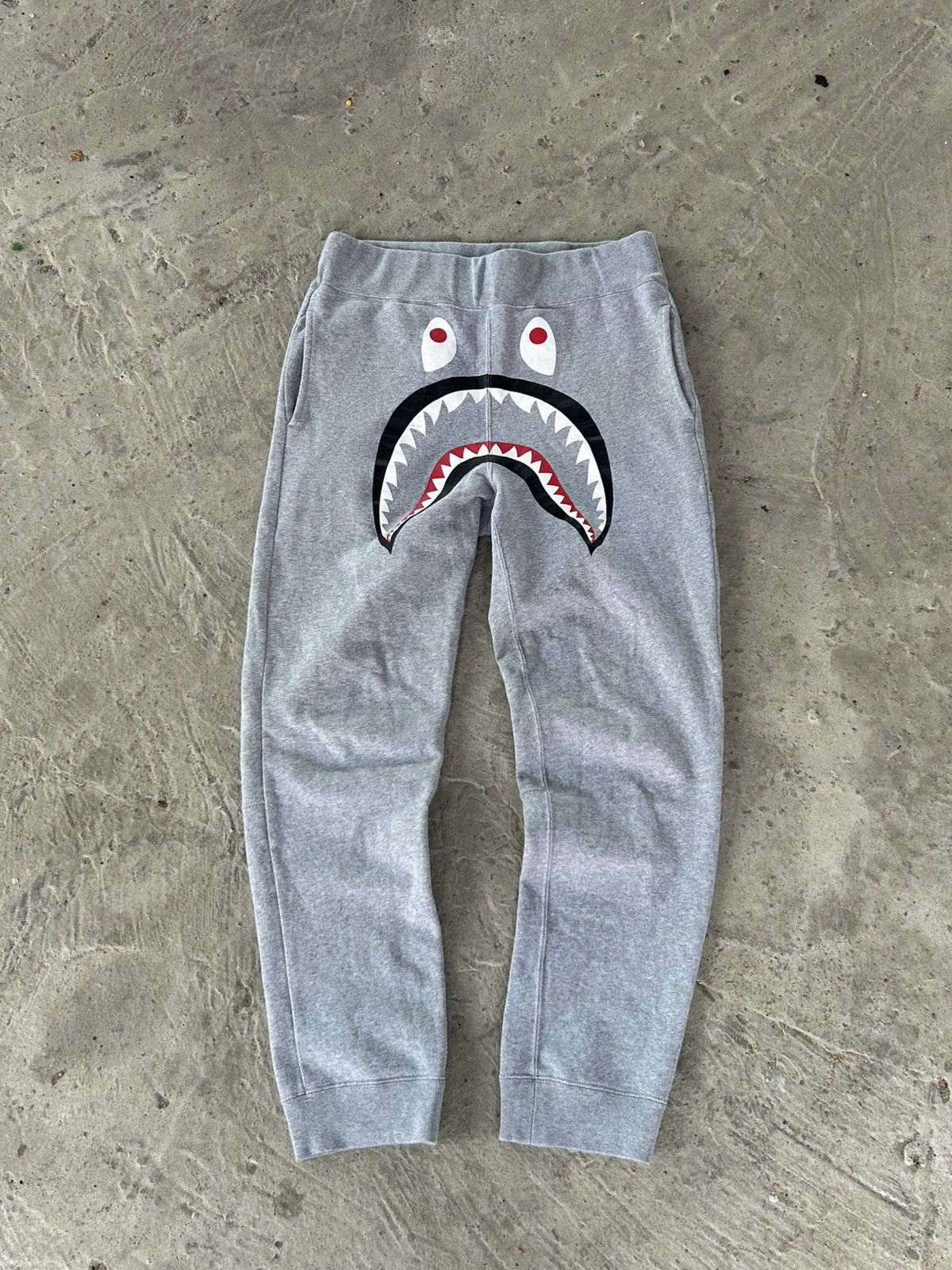 Bape Rare Bape Shark Sweatpants Grey Blue Camo Pocket Y2K Size S Size US 30 / EU 46 - 5 Thumbnail