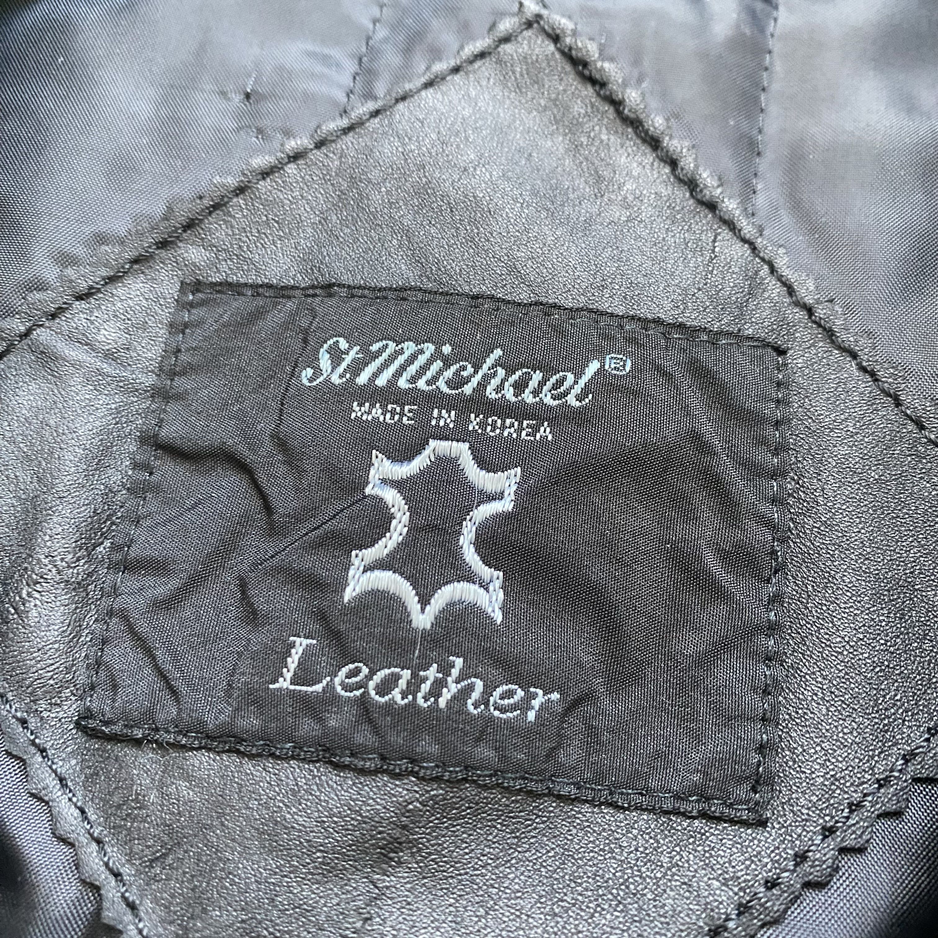 Genuine Leather Vintage 90s Real leather fight bomber jacket Avirex style Size US S / EU 44-46 / 1 - 8 Thumbnail