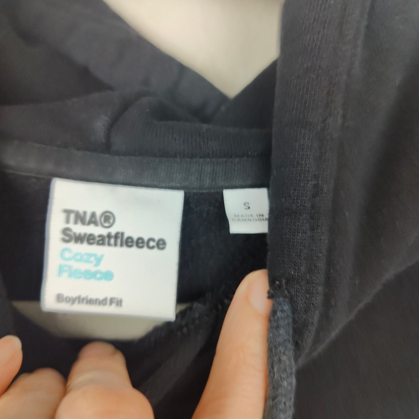 Aritzia Aritzia TNA SweatFleece Cozy Boyfriend Fit Hoodie Small Size S / US 4 / IT 40 - 4 Thumbnail
