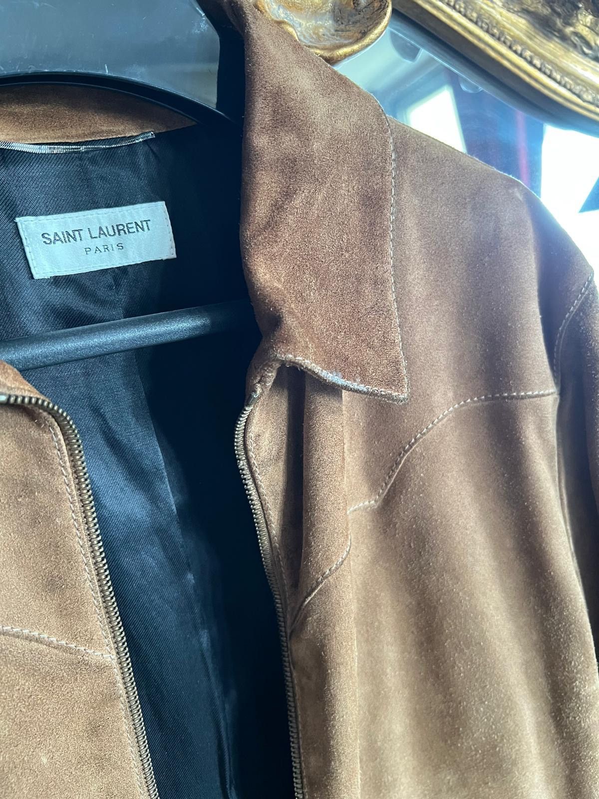 Saint Laurent Paris Western Camel Saint Laurent leather jacket size 50 Size US M / EU 48-50 / 2 - 3 Thumbnail