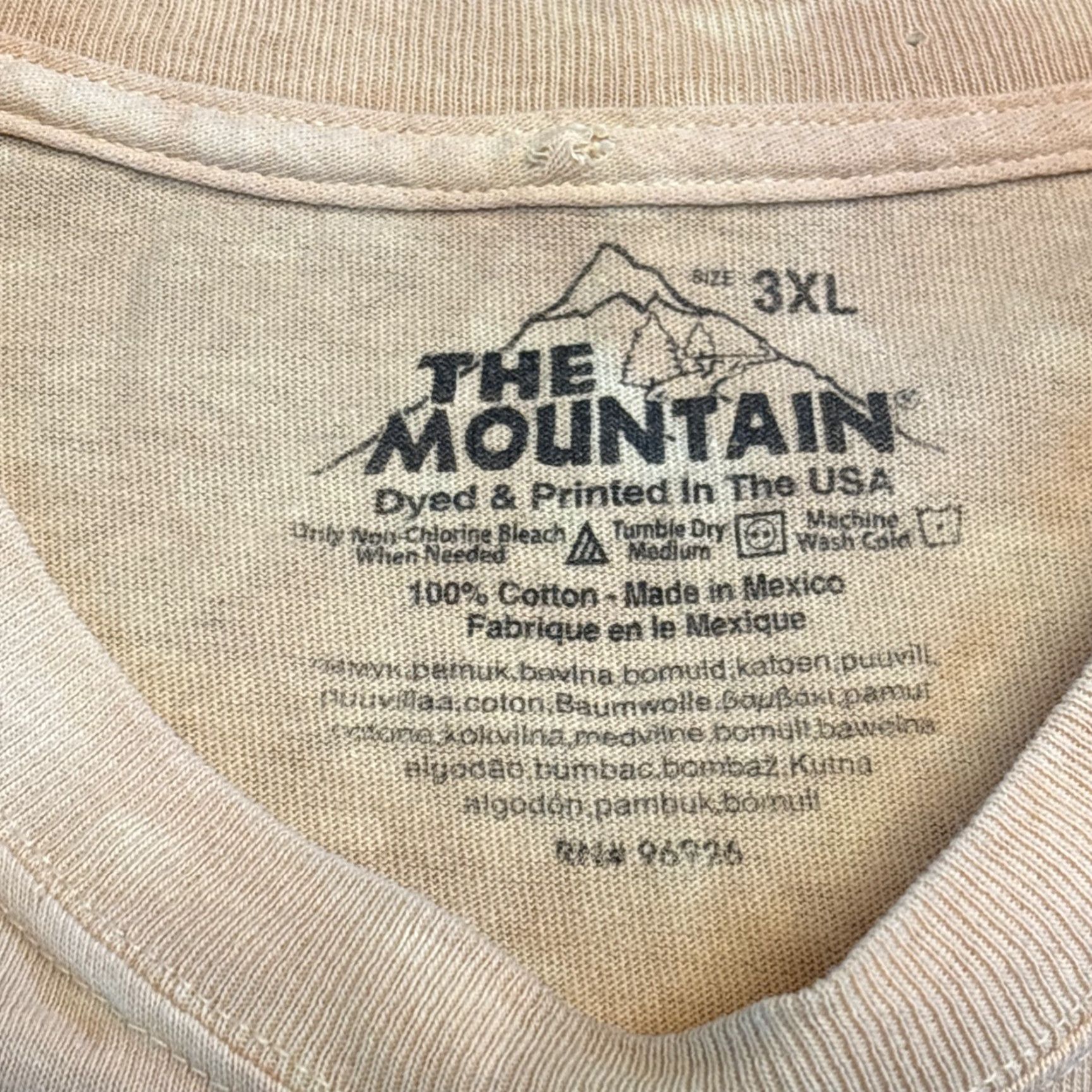 The Mountain VINTAGE Y2K Kitten Cat Pumpkin Patch Fall Forest Burnt Orange Tye Dye T-Shirt 3XL 2015 Size US XXL / EU 58 / 5 - 4 Thumbnail
