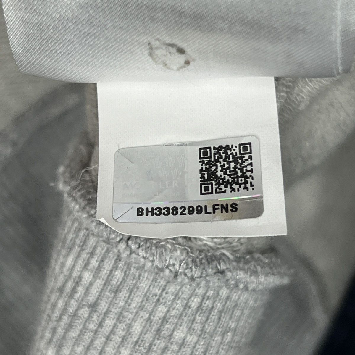 Designer × Moncler Moncler Nylon Pocket Zip Up Hoodie Grey Logo Sleeve Size XS / US 0-2 / IT 36-38 - 10 Thumbnail