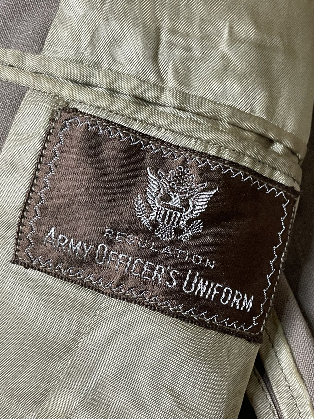 Japanese Brand × Vintage Army Officers Uniform Jacket (107) Size US XXS / EU 40 - 8 Thumbnail