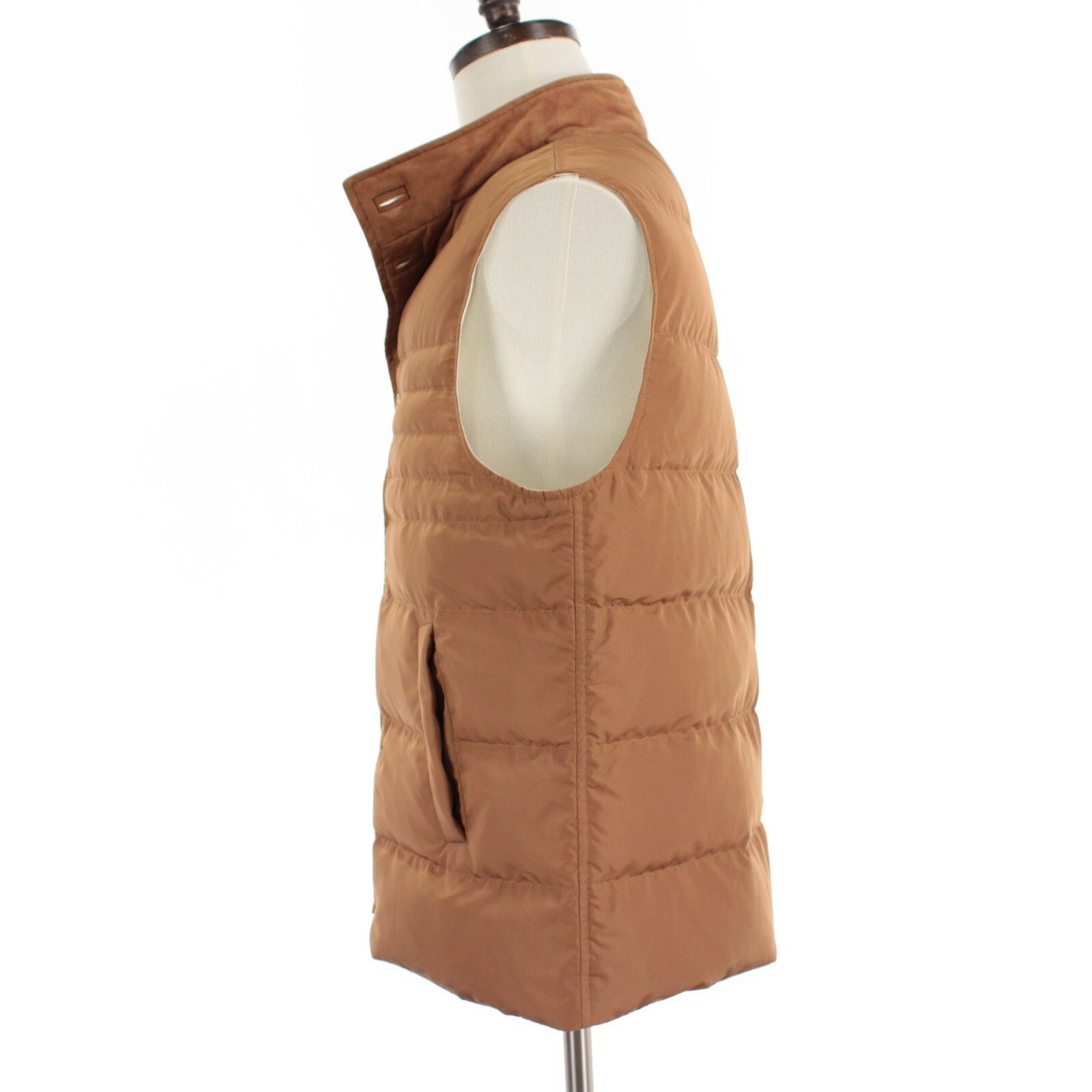 Luciano Barbera Luciano Barbera Vest Size L US In Brown Polyester Size US L / EU 52-54 / 3 - 6 Thumbnail