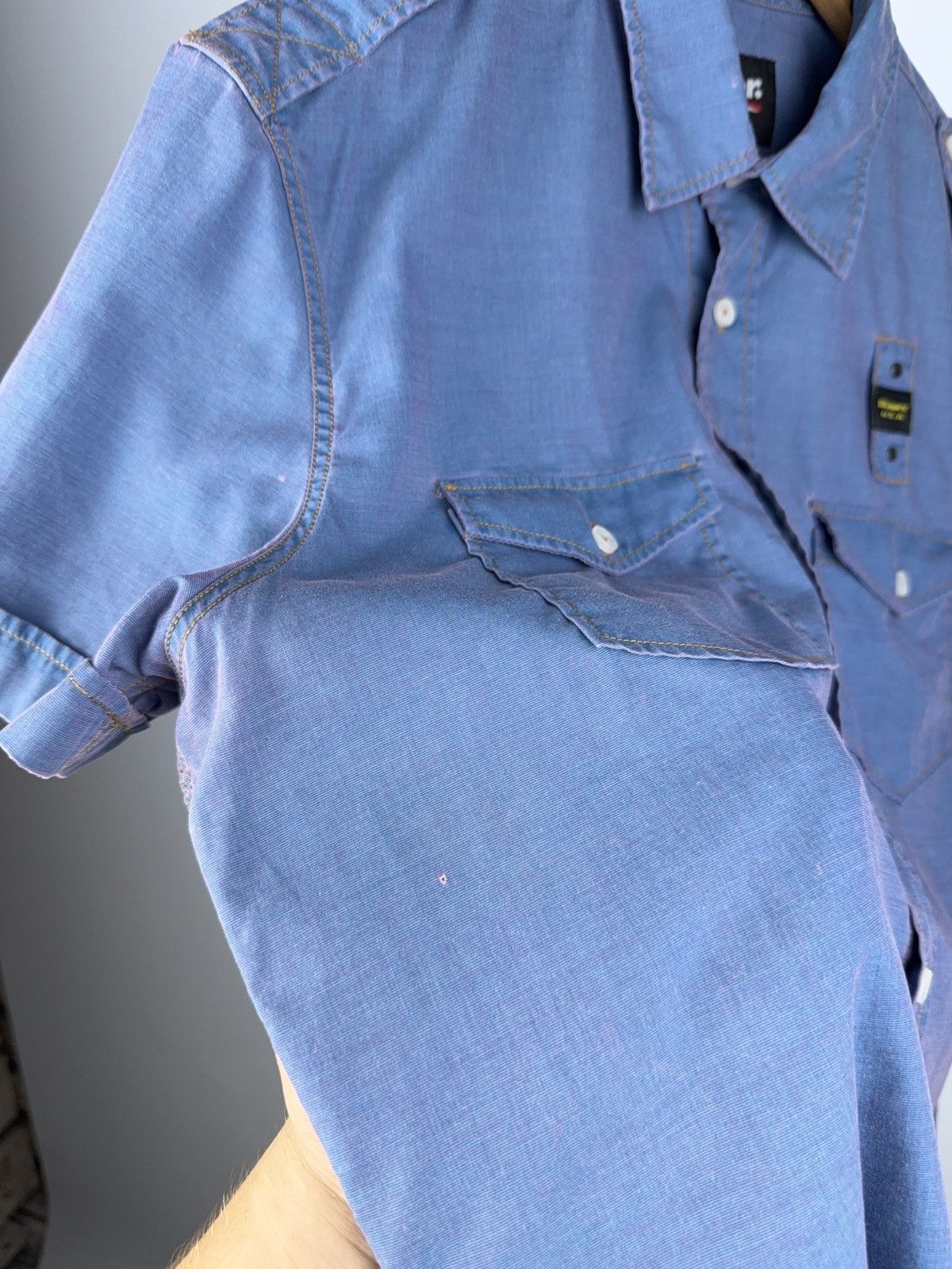 Other Vintage 90s Blauer USA Short Sleeve Air Force Military Shirt Size US XL / EU 56 / 4 - 5 Thumbnail