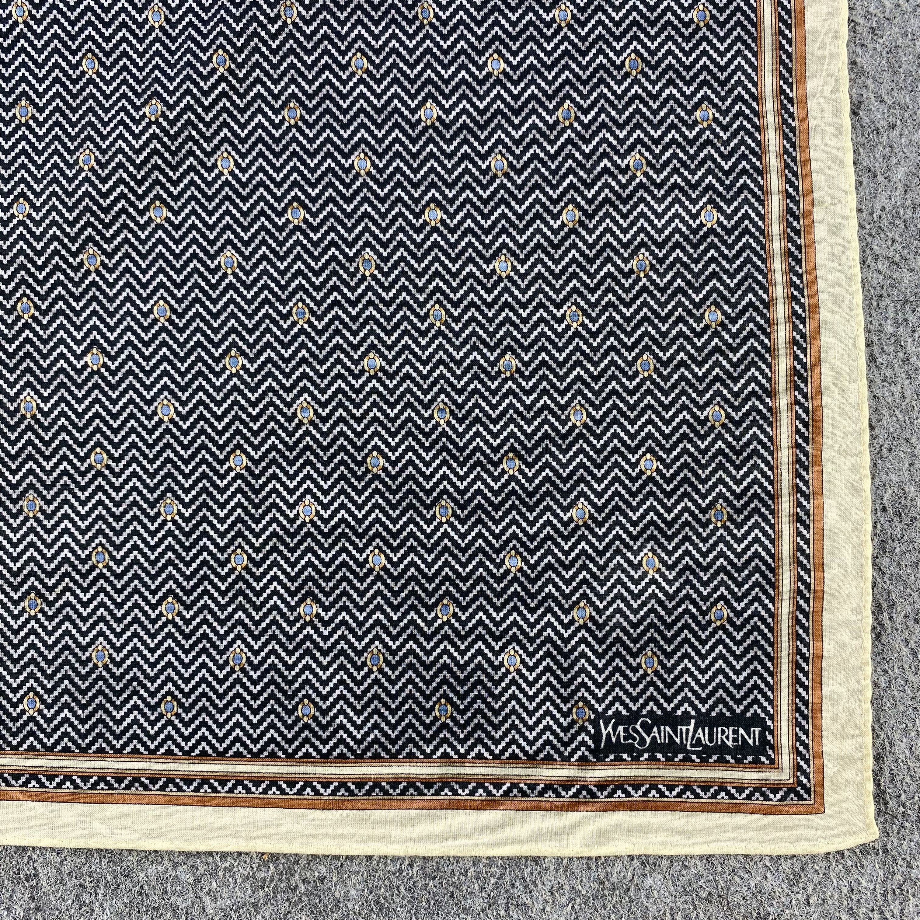 Vintage × Yves Saint Laurent Yves Saint Laurent Handkerchief/Neckerchief/Bandana HC813 Size ONE SIZE - 3 Thumbnail