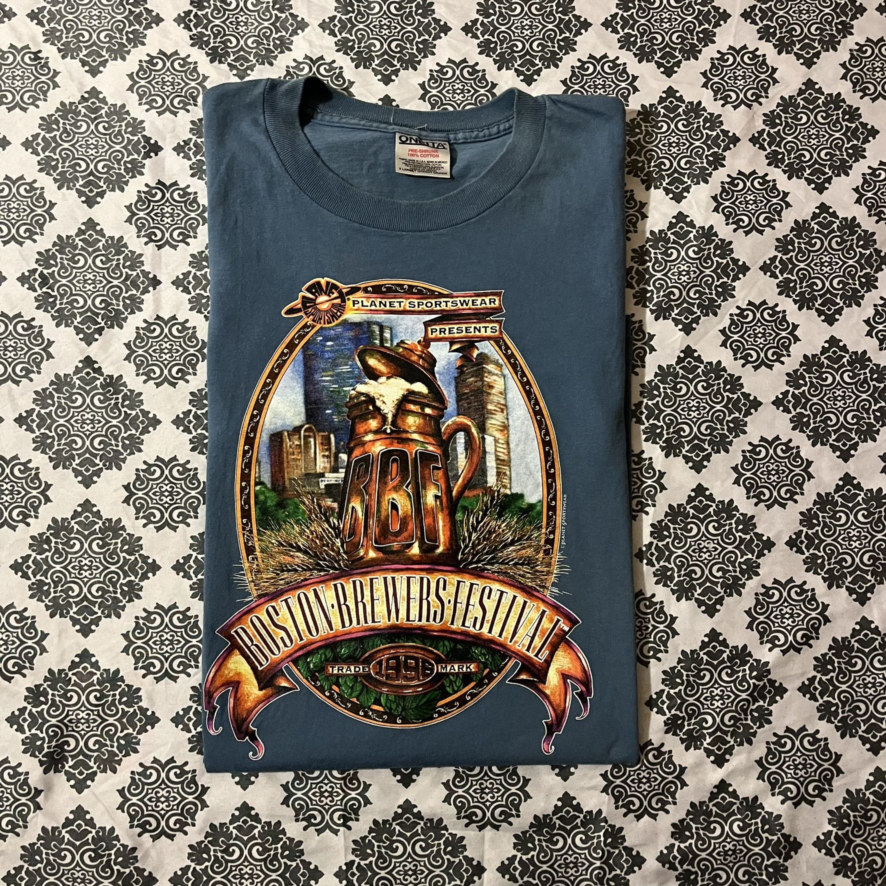 Vintage VTG 90s Boston Brewers Festival '96 Trademark Tee Size US XL / EU 56 / 4 - 1 Thumbnail