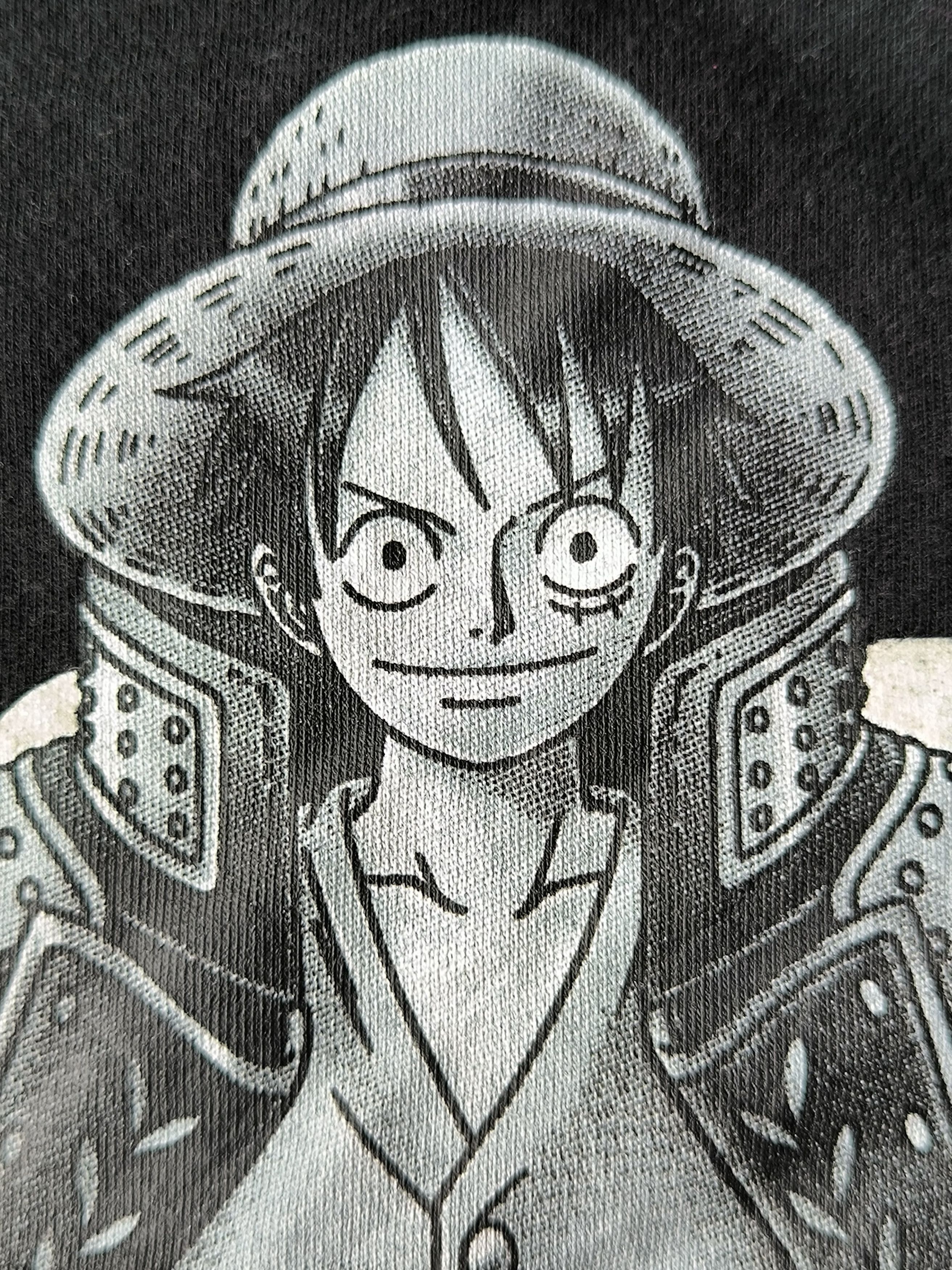 Anime One Piece "I'm gonna be King of the Pirates" Monkey Luffy Size US L / EU 52-54 / 3 - 3 Thumbnail