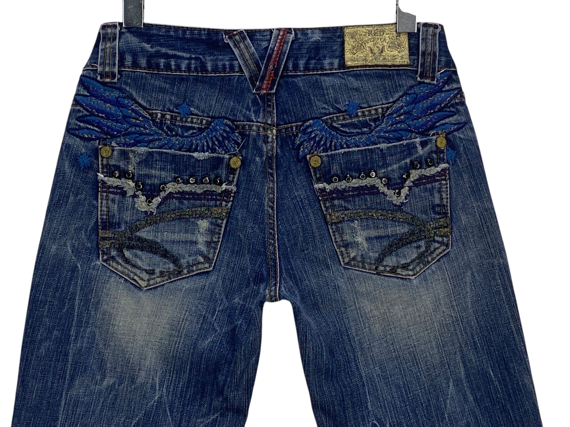 Japanese Brand Red Pepper Denim Bootcut Jeans Japanese Jeans Size 28" / US 6 / IT 42 - 6 Thumbnail