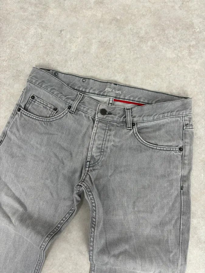 Prada AW2010 Prada Grey Minimalist Slim Denim Jeans Size US 32 / EU 48 - 5 Thumbnail