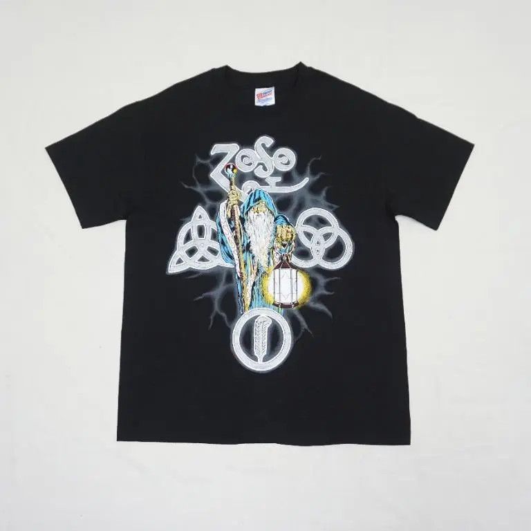 Band Tees × Led Zeppelin × Vintage 90's Led Zeppelin IV "Stairway to Heaven" T-Shirt Size US L / EU 52-54 / 3 - 1 Thumbnail