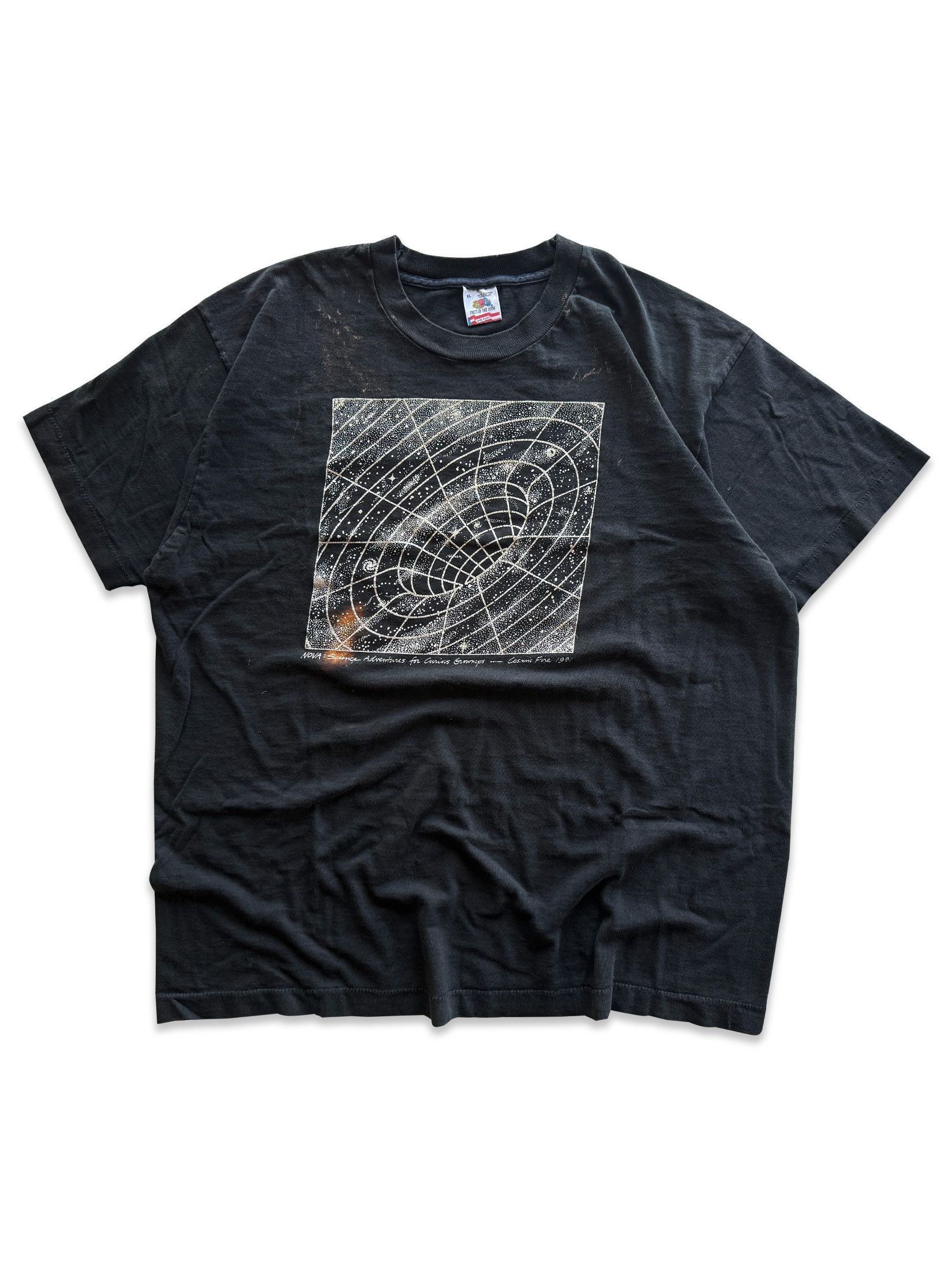 Vintage 1981 Vintage NOVA PBS Black Hole Space Tee Size US XL / EU 56 / 4 - 1 Thumbnail