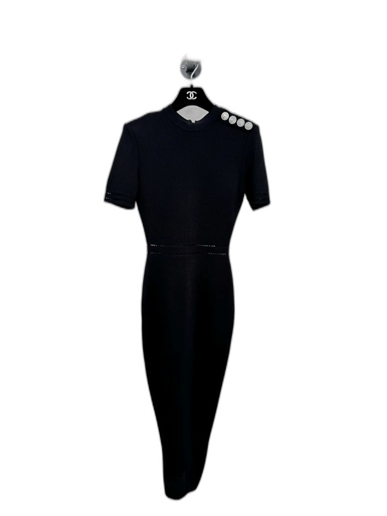 Balmain Balmain Knit Dress with Buttons Size 36 Size S / US 4 / IT 40 - 1 Thumbnail