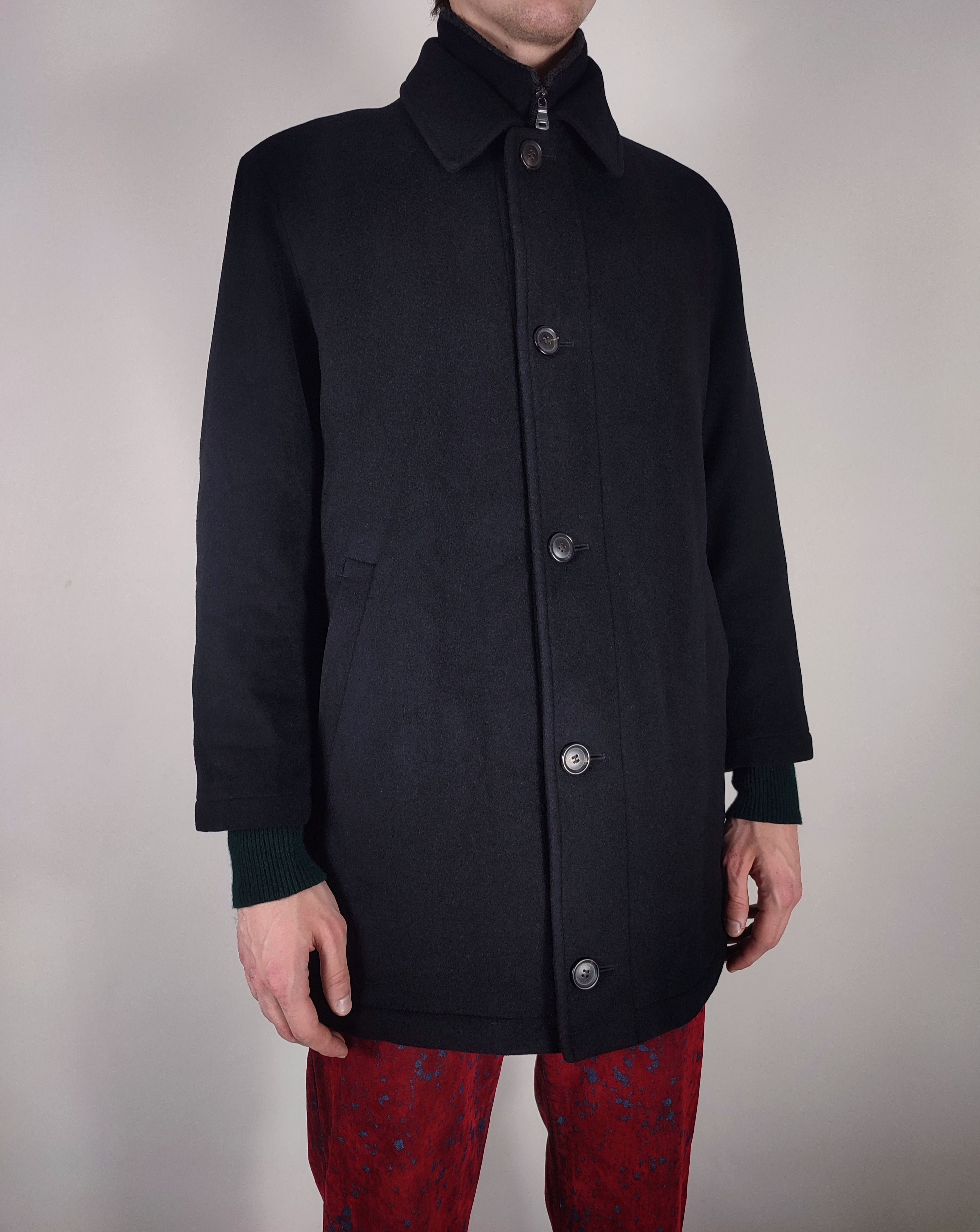 Hugo Boss Hugo Boss Light Puffer Wool Coat Jacket Size US M / EU 48-50 / 2 - 2 Thumbnail