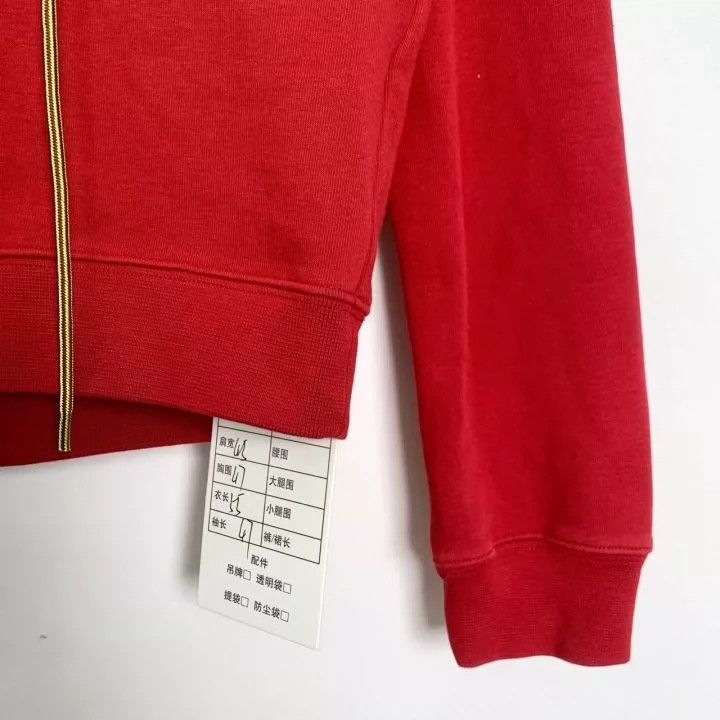 Balenciaga Balenciaga Red hooded drawstring long Sleeve hoodie Size US L / EU 52-54 / 3 - 4 Thumbnail