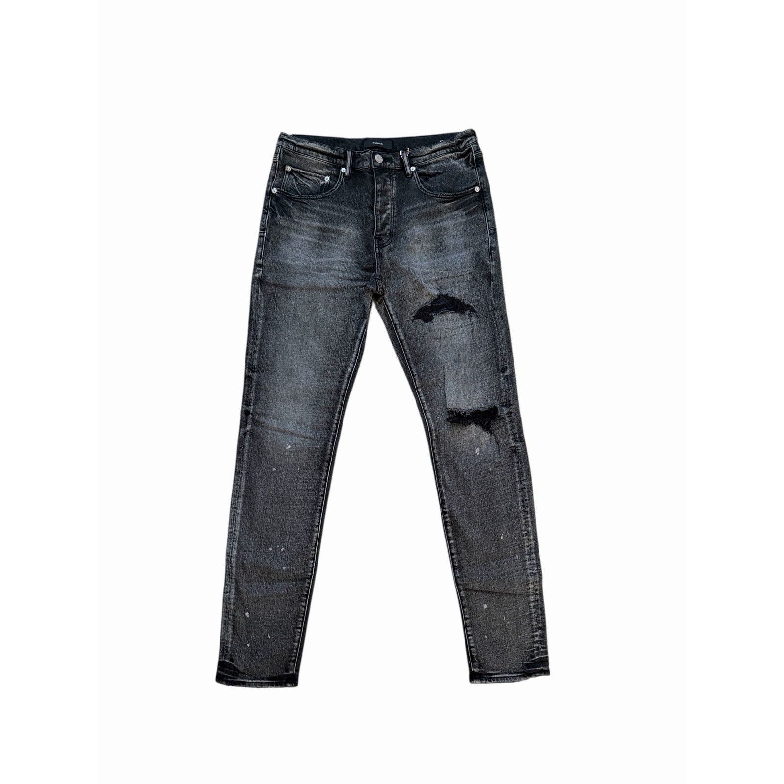 Purple Brand Purple Brand Jeans Men Skinny Black P001 Size 34/32 Size US 34 / EU 50 - 2 Thumbnail