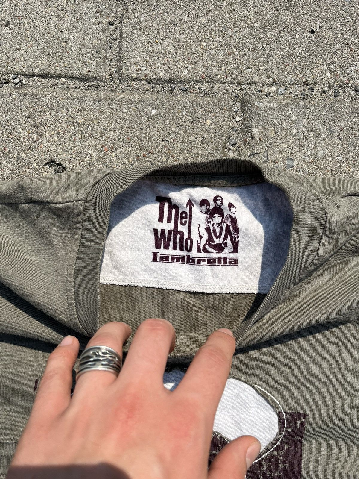 Band Tees × Vintage The Who x Lambretta vintage t shirt rare rock merch Size US L / EU 52-54 / 3 - 3 Thumbnail