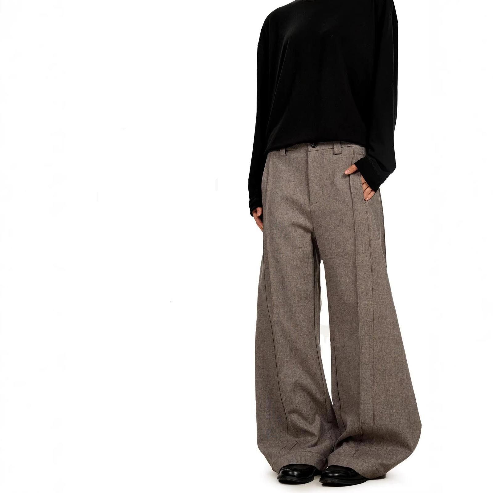 Other Wide-Leg Pleated Wool-Blend Trousers Size US 30 / EU 46 - 2 Thumbnail