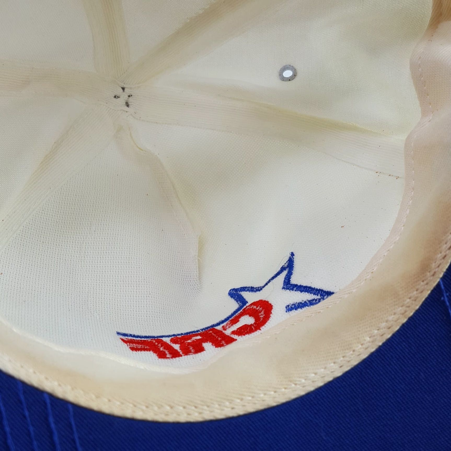 Vintage Legend Trucker Hat Adult Adjustable Logo Retro Blue Canvas Cotton VTG 80s 90s USA Made Cap Size ONE SIZE - 7 Thumbnail
