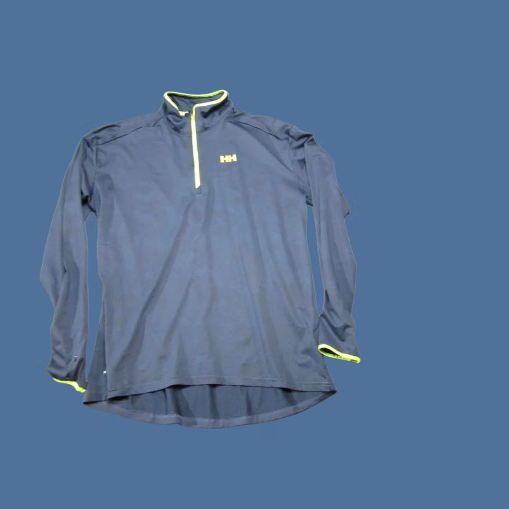 Helly Hansen Helly Hansen Shirt Mens XL Blue X-Cool Performance Activewear Quarter Zip Size US XL / EU 56 / 4 - 1 Thumbnail