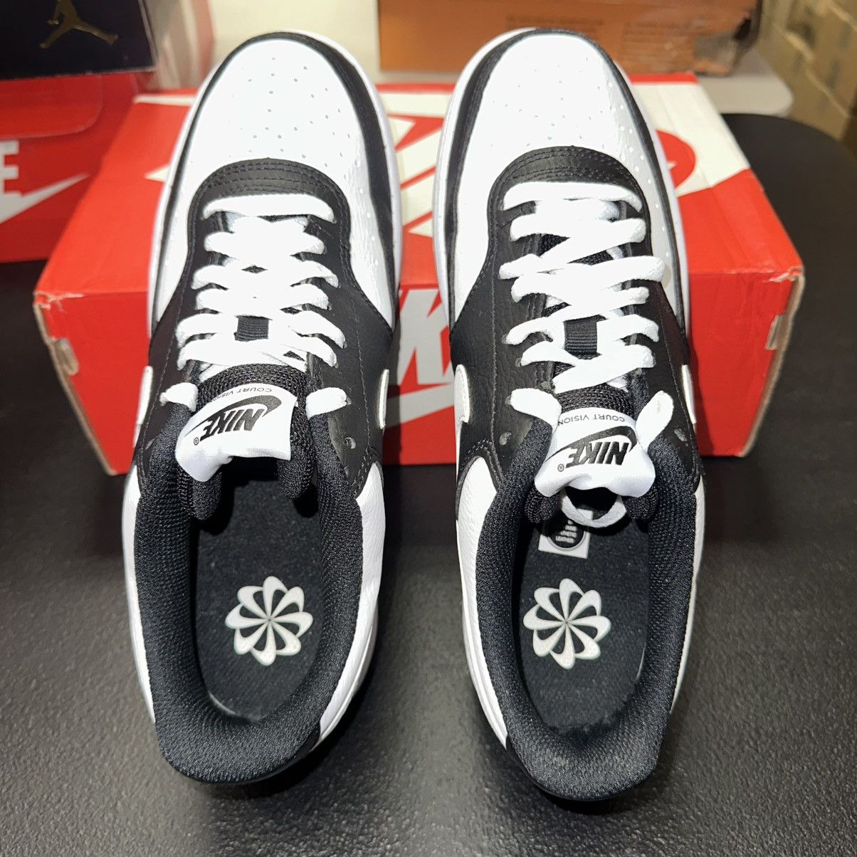 Nike Size 9.5W (8M)- Nike Court Vision Low Black White DH3158-003 Size US 9.5 / IT 39.5 - 3 Thumbnail