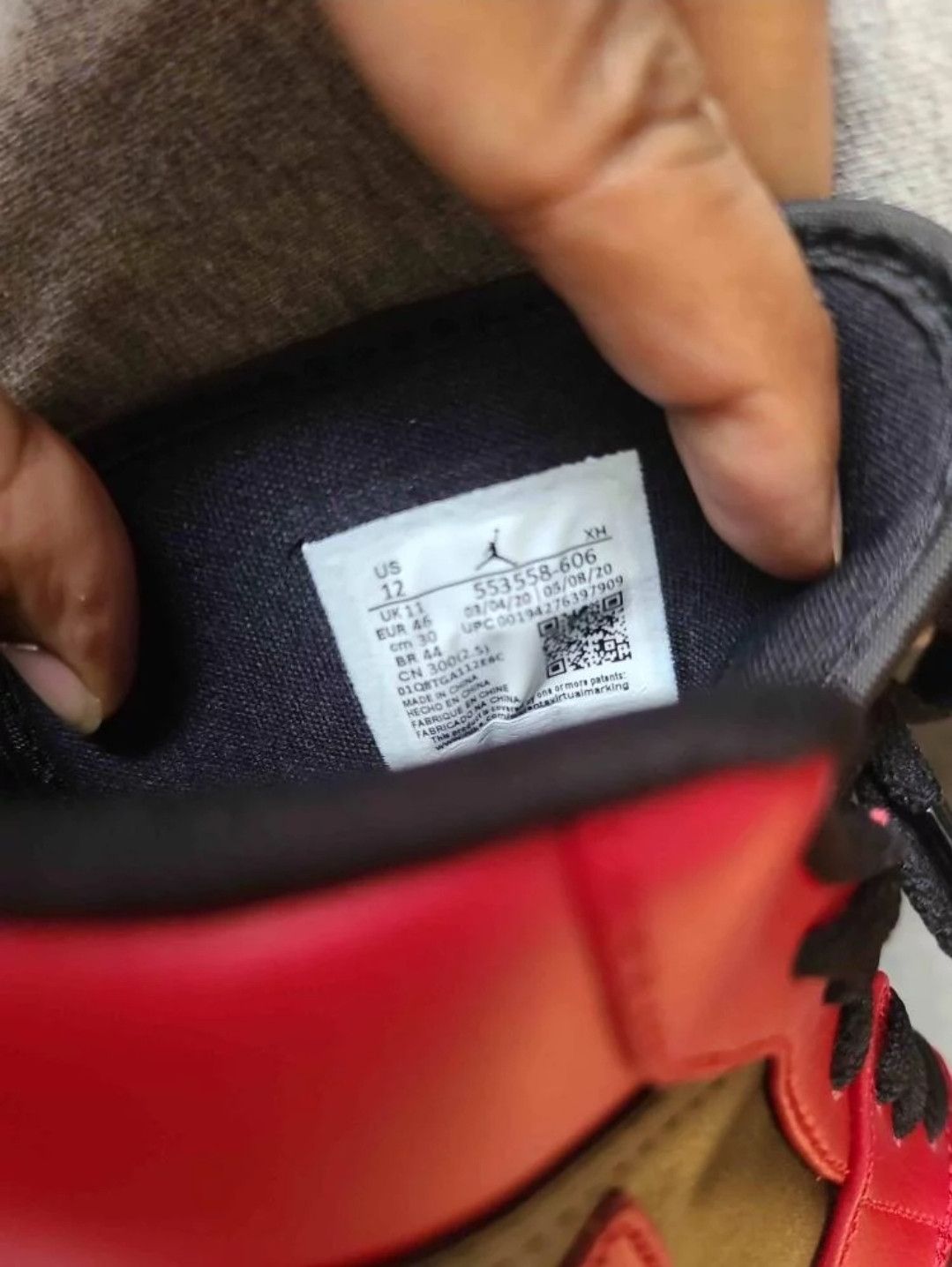 Nike Air Jordan 1 Low Reverse Bred Size US 12 / EU 45 - 5 Thumbnail