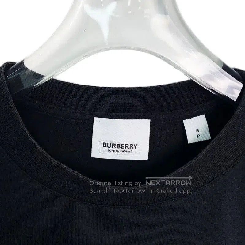 Burberry Burberry Black Cotton Women's T-Shirt. Size S / US 4 / IT 40 - 2 Thumbnail